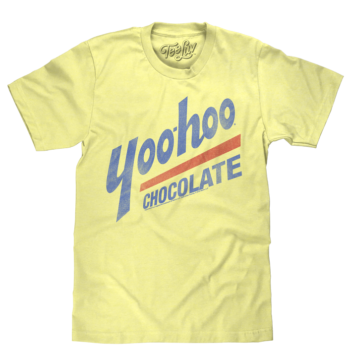 Yoo Hoo Chocolate T-Shirt - Banana Cream by Tee Luv
