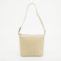 Chanel Lambskin Beige Coco Mark Chocolate Bar Shoulder Bag #3633 by Bolt Boutique