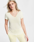 Jenni Style Not Size Short Sleeve Neckline Cutout T-Shirt by Vanessa Jane