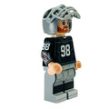 #98 DE Las Vegas Football Player Minifig made using LEGO parts - B3 Customs by B3 Customs