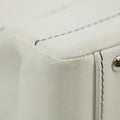 Chanel Wild Stitch White Lambskin Chocolate Bar Shoulder Bag #3640 by Bolt Boutique
