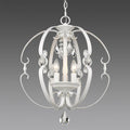 Golden Lighting Ella Pendant, 3-Light, French White, 18W (1323-3P FW AJDX) by Vanessa Jane