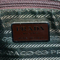 Prada Ivory Canvas x Leather Mini Boston Bag #3645 by Bolt Boutique
