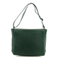 Bottega Veneta Intrecciato Quilted Green Messenger Bag #3646 by Bolt Boutique