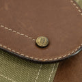 Christian Dior Green Canvas Saddle Shoulder Bag #3648 by Bolt Boutique