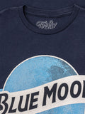 Blue Moon Long Sleeve T-Shirt - Navy by Tee Luv