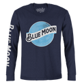 Blue Moon Long Sleeve T-Shirt - Navy by Tee Luv
