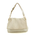 Bottega Veneta Intrecciato Quilted Nappa Flap Shoulder Bag White #3649 by Bolt Boutique