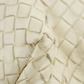 Bottega Veneta Intrecciato Quilted Nappa Flap Shoulder Bag White #3649 by Bolt Boutique