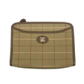 Burberry Nova Check Canvas Clutch Bag Green #3650 by Bolt Boutique