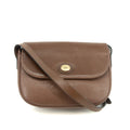 Christian Dior Vintage Brown Leather Flap Shoulder Bag #3652 by Bolt Boutique