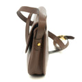 Christian Dior Vintage Brown Leather Flap Shoulder Bag #3652 by Bolt Boutique