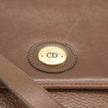 Christian Dior Vintage Brown Leather Flap Shoulder Bag #3652 by Bolt Boutique