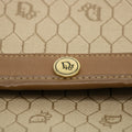 Christian Dior Honeycomb PVC Beige Clutch Bag #3653 by Bolt Boutique