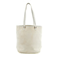 Christian Dior White Diorissimo Canvas Small Shoulder Bag #3655 by Bolt Boutique