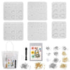 366-Pieces: Jewelry Making Silicone Earring Necklace Pendant Resin Casting Molds