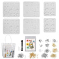 366-Pieces: Jewelry Making Silicone Earring Necklace Pendant Resin Casting Molds by DailySale
