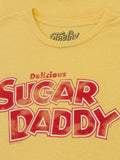 Delicious Sugar Daddy Candy T-Shirt - Light Yellow by Tee Luv