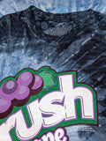 Grape Crush Soda Logo Tie Dye T-Shirt - Evening Sky Tie Dye by Tee Luv