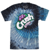 Grape Crush Soda Logo Tie Dye T-Shirt - Evening Sky Tie Dye