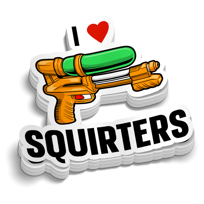 Squirters - Hard Hat Decal by Armed American Supply