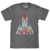 NASA Space Shuttle T-Shirt - Gray
