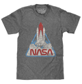 NASA Space Shuttle T-Shirt - Gray by Tee Luv