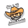 Second Rodeo - Hard Hat Decal
