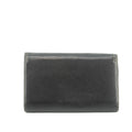 Christian Dior Saddle Black Leather Long Trifold Wallet #3690 by Bolt Boutique