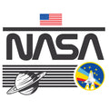 NASA Shuttle Long Sleeve T-Shirt - White by Tee Luv