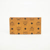 MCM Brown Leather Long Bifold Wallet #3692