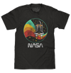 NASA Space Shuttle Worm Logo T-Shirt - Vintage Black