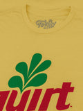 Squirt Grapefruit Soda Logo T-Shirt - Banana Yellow by Tee Luv