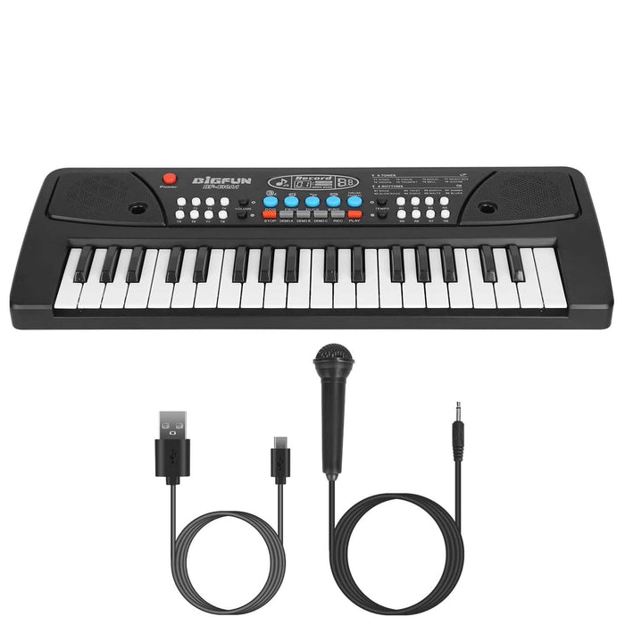 37 Keys Digital Music Electronic Keyboard Instrument with Microphone by DailySale