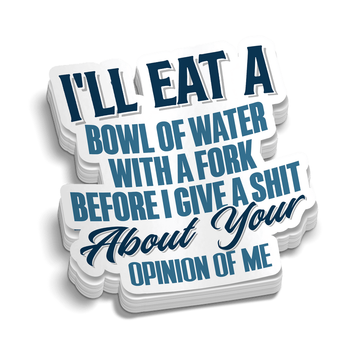 Opinion Of Me - Hard Hat Decal by Armed American Supply