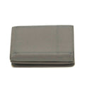 Saint Laurent YSL Grey Leather Trifold Compact Wallet #3703 by Bolt Boutique