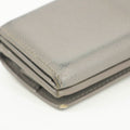 Saint Laurent YSL Grey Leather Trifold Compact Wallet #3703 by Bolt Boutique