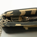 Chanel Canvas Logo Blue Zip Pouch #3710 by Bolt Boutique