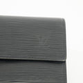 Louis Vuitton Black Epi Leather Ludlow Trifold Wallet #3716 by Bolt Boutique