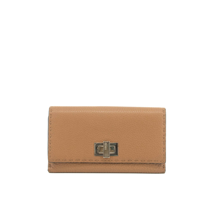 Fendi Brown FF Zucca Leather Long Wallet #3717 by Bolt Boutique