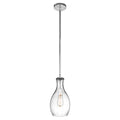 Kichler Lighting Everly 7 Inch Mini Pendant Everly - 42456CHCLR - Modern Contemp by Vanessa Jane