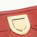 Christian Dior Red Leather Compact Wallet #3720 by Bolt Boutique