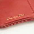 Christian Dior Red Leather Compact Wallet #3720 by Bolt Boutique
