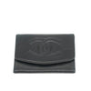 Chanel Lambskin Black Compact Case #3721