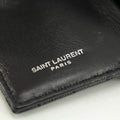 Yves Saint Laurent Black Leather Compact Wallet #3722 by Bolt Boutique