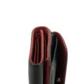 Gucci Black Leather Compact Wallet Red Trim #3723 by Bolt Boutique