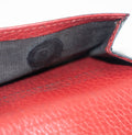 Gucci Black Leather Compact Wallet Red Trim #3723 by Bolt Boutique