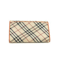 Burberry Tartan Check Orange Leather Wallet #3725 by Bolt Boutique