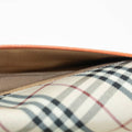 Burberry Tartan Check Orange Leather Wallet #3725 by Bolt Boutique