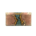 Gucci Multicolor Snake Pattern Bamboo Long Wallet #3726 by Bolt Boutique